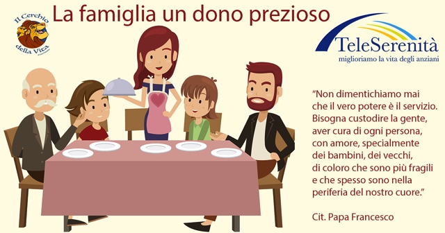 CHIEDI AIUTO, LA FAMIGLIA PER NOI E’ SEMPRE AL PRIMO POSTO